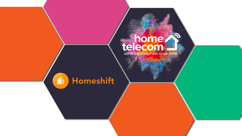 Home Telecom and Hoshift logos