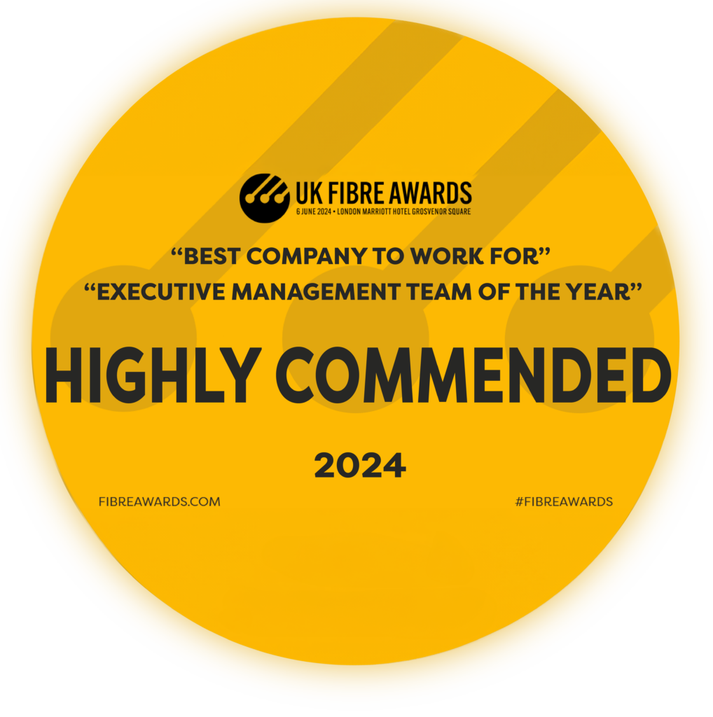 Home Telecom as a Fibre award finalist, best companies to work for