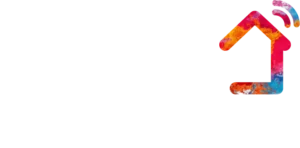 HT 1998 logo white with colour house