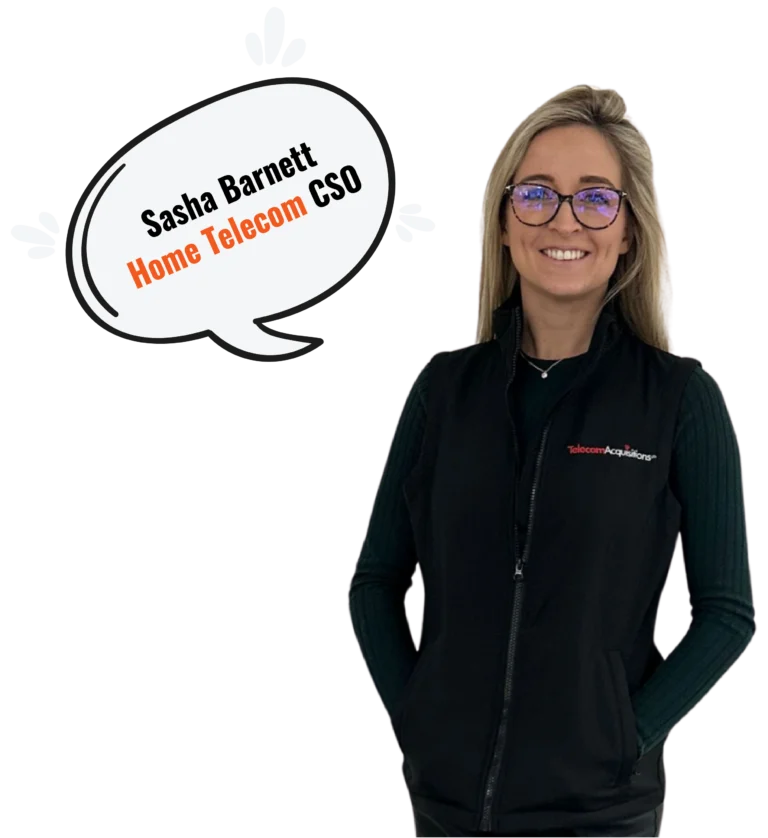 Home Telecom CSO Sasha Barnett. We are the home utility and broadband specialists.