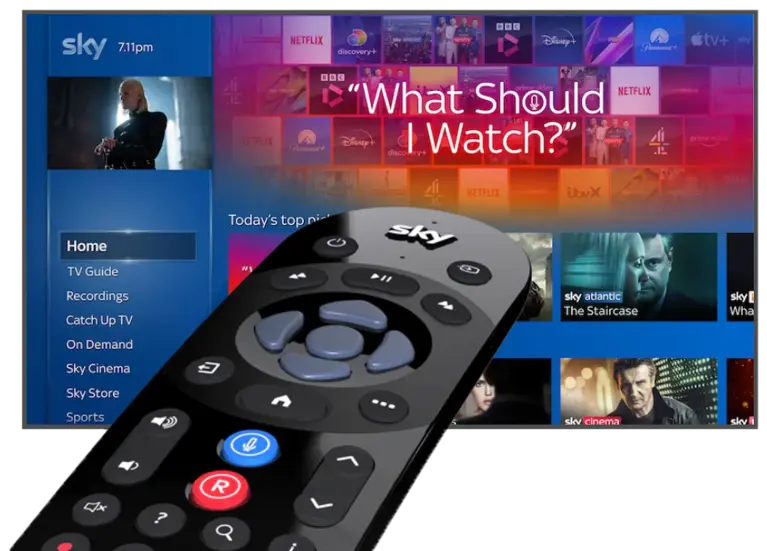 Home Telecom, Sky entertainment, Sky box, Say it. Watch it. image