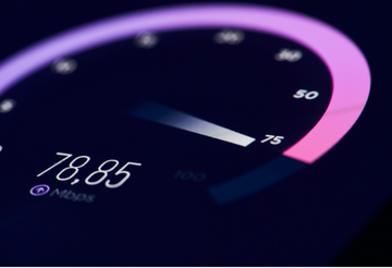 Broadband speedometer